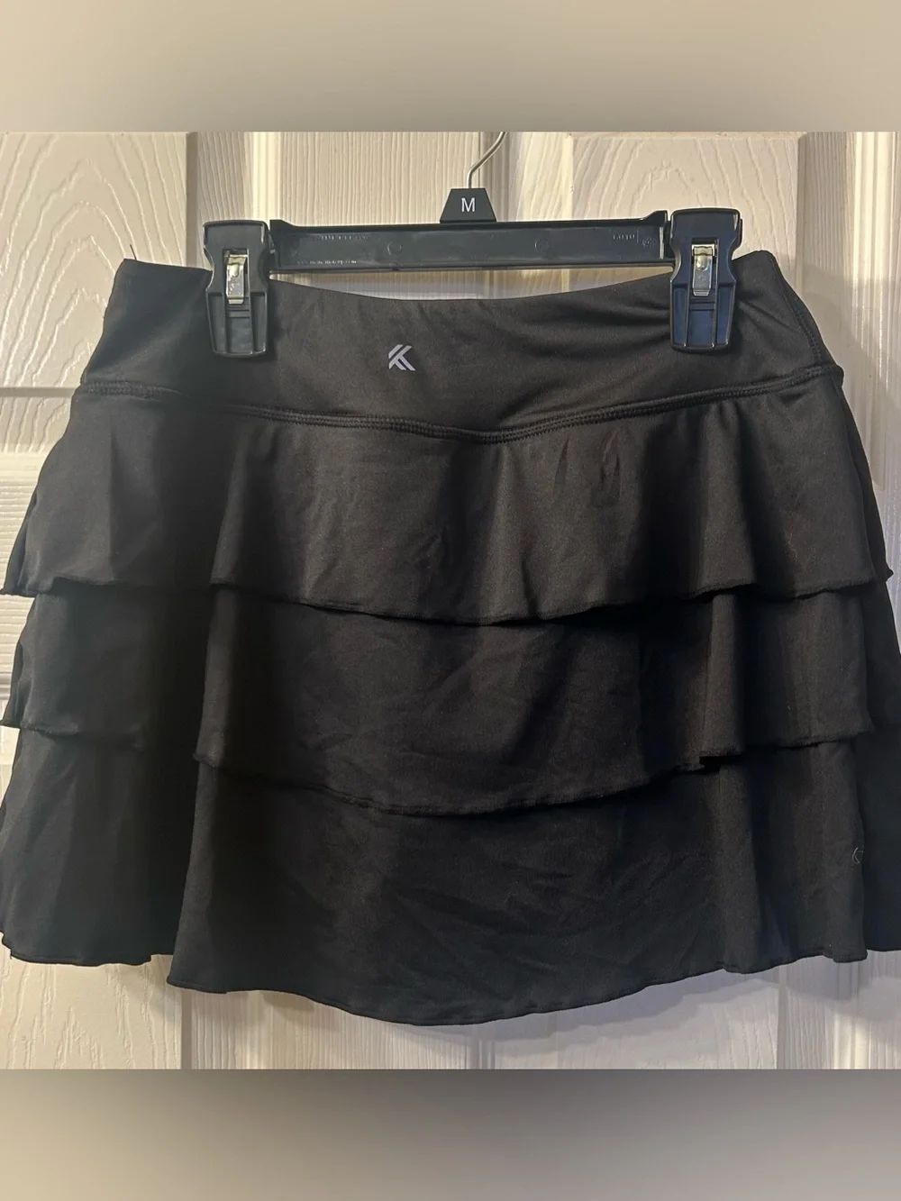 Kyodan Black Layered Ruffle Mini Skort - Picture 3 of 6